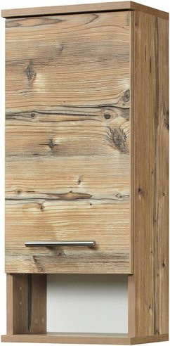 Schildmeyer Hängeschrank Isola in Braun mit LED-Beleuchtung, B/H/T: 30 x 75 x 20,5 cm - Bild 1