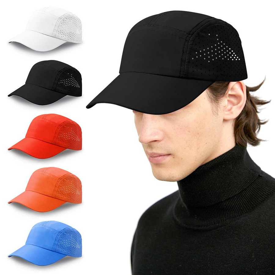 Baseballkappe Netz, rot, Unisex - Bild 3