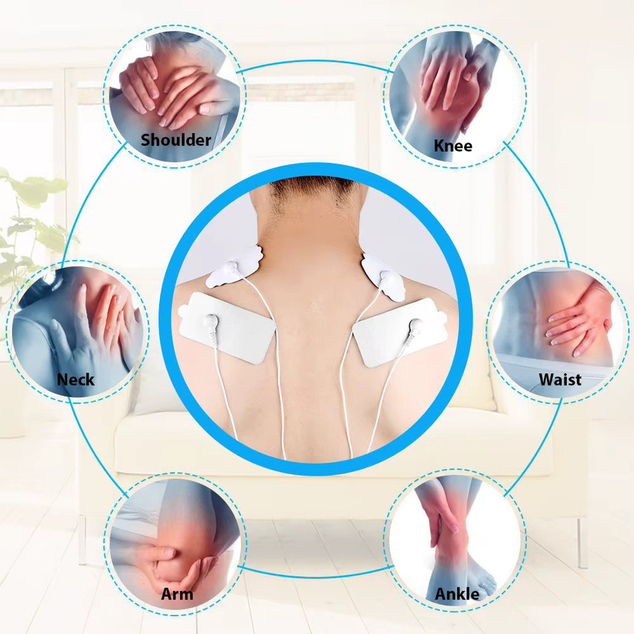 MARFLY Elektroden Pads Gel für EMS Akupunktur Physiotherapie Massage Maschinen, 10 oder 20 Stück - Bild 2
