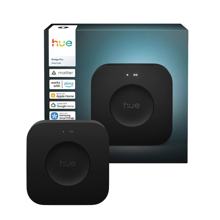 Philips Hue Bridge Pro Smart Home Zentrale, Schwarz - Bild 3