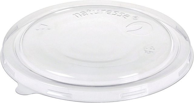 naturesse PLA Deckel transparent Ø 15 cm 300 Stück - Bild 1