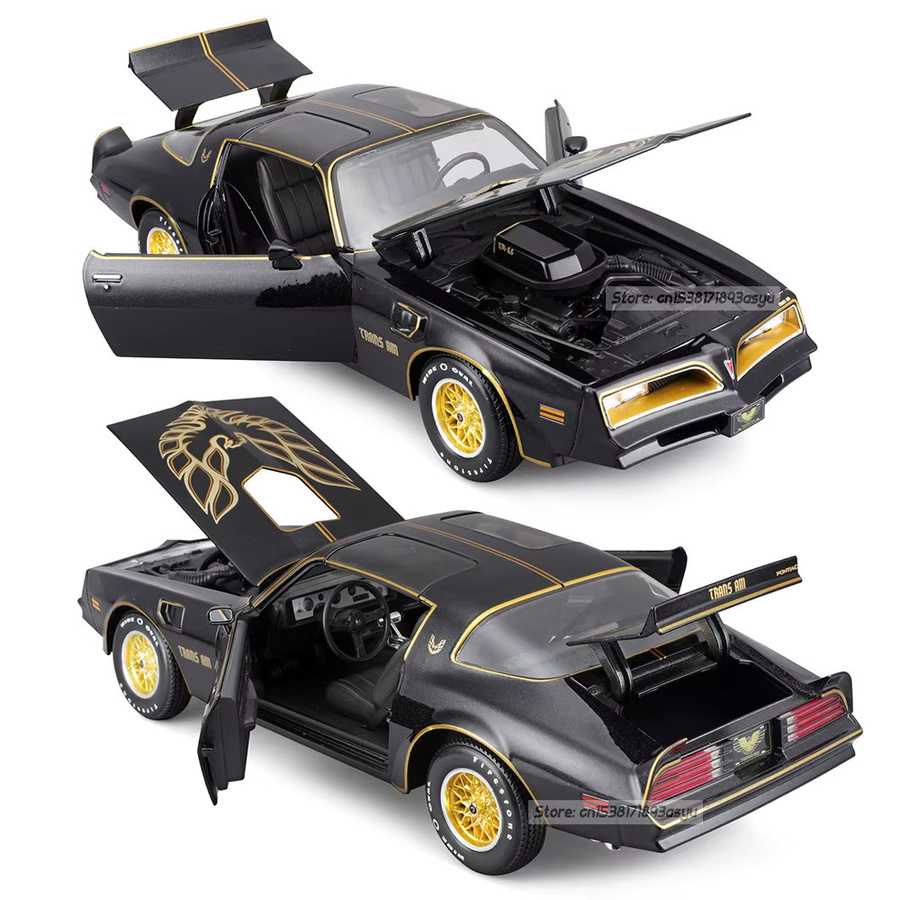Maisto 1978 Pontiac Firebird Trans Am, Modellauto, 1:18, Schwarz - Bild 4