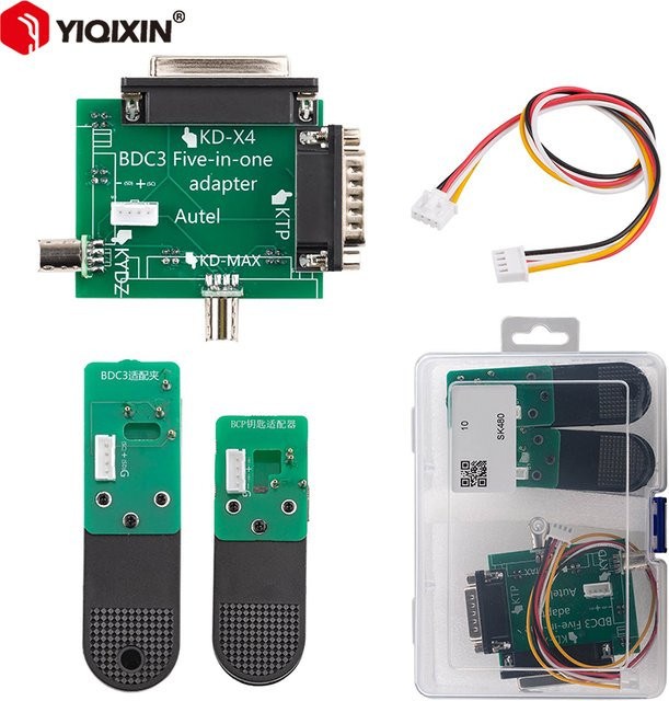YIQIXIN 5 in 1 BDC3 Adapter Schlüssel Programmierwerkzeug für BCP Freies Schweißen, Farbe: Grün, kompatibel mit G42 G20 G30 G70 G05 sowie IM608 IM508 KD-X4 KYDZ - Bild 1