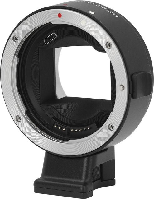 Igeteck EF auf NEX Objektivadapter mit Autofokus und elektronischen Kontakten für Sony A7 A9, Schwarz - Bild 1