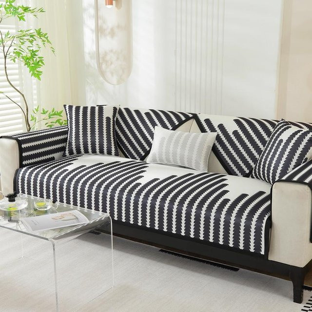 Super Six Sommer-Sofakissen aus Eisseide, quadratischer Kissenbezug aus Viscose, B/B/H: 70 x 70 x 70 cm - Bild 1