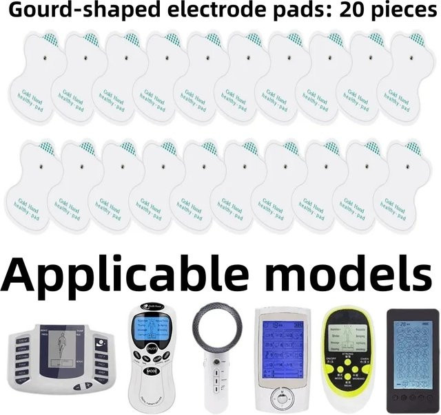 MARFLY Elektroden für Massagestimulator, selbstklebende Gelpolster, 20-tlg. - Bild 1