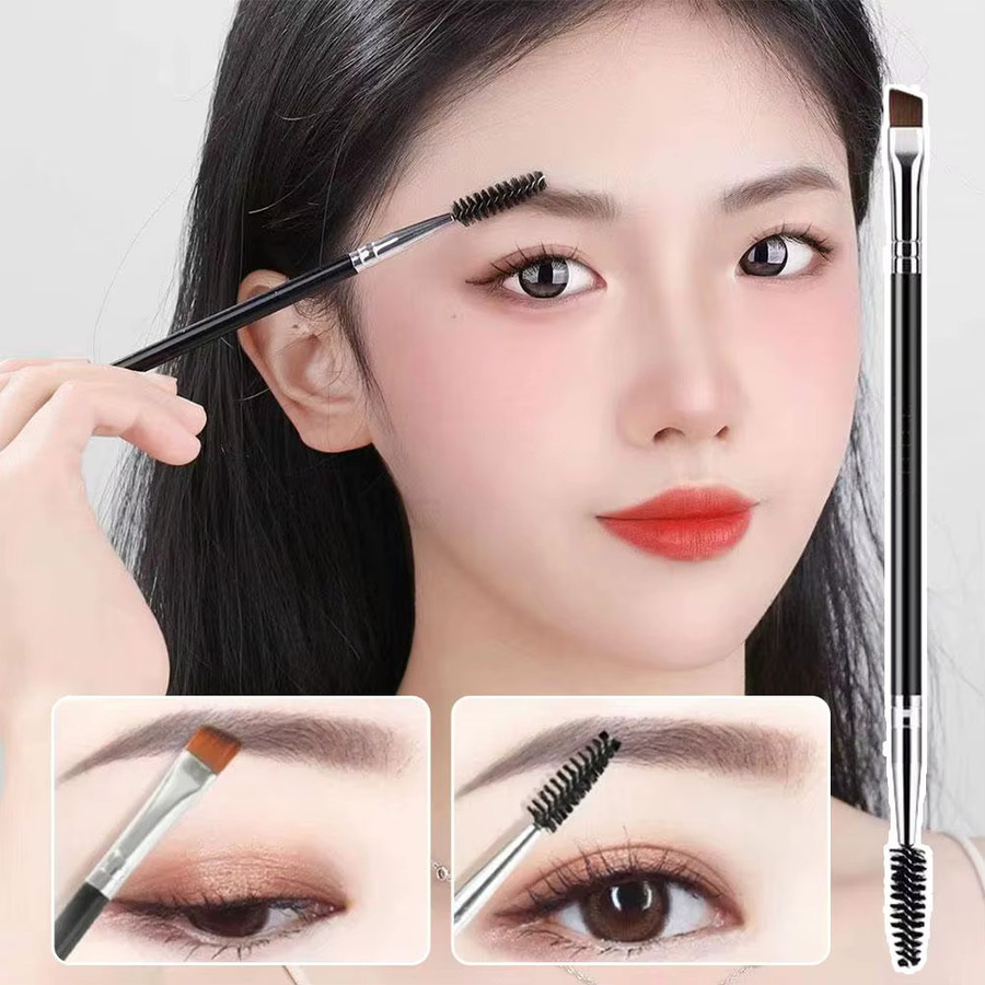 jaysuing Doppelseitiger Augenbrauen- und Wimpernpinsel, Damen - Bild 3