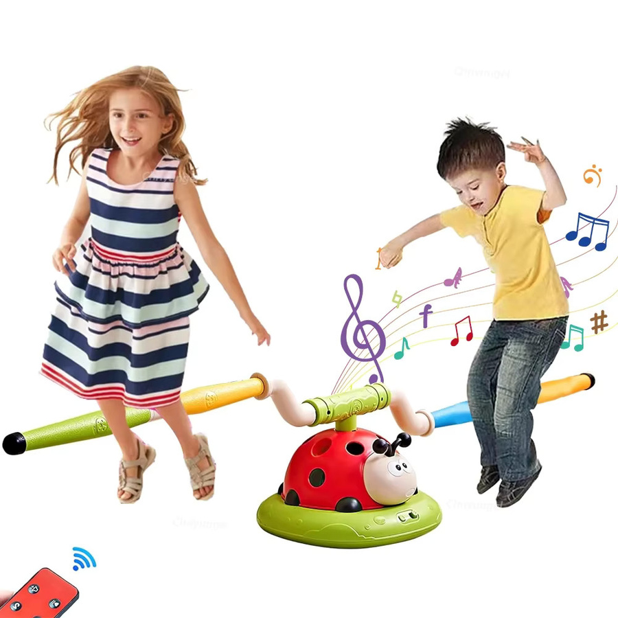 Chriyungel Musikalisches Springen-Sportspielzeug, Wurfring-Spiel, ab 3 Jahre - Bild 5
