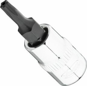 Vigour Schraubendreher-Einsatz V7037-IPR15, 1/4 Zoll (6,3 mm) Vierkant, Innen 5-Stern Profil mit Zapfen, Farbe Silber - Bild 1
