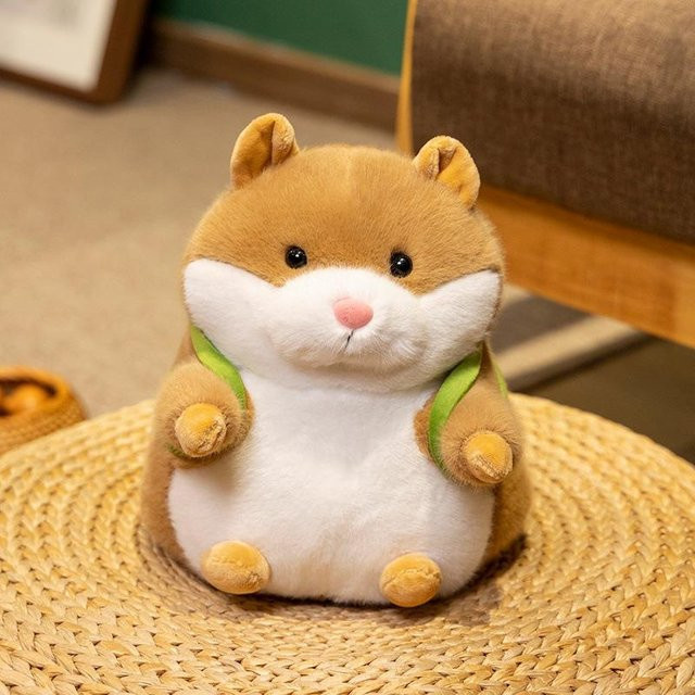 Hamsterpuppe Eichhörnchenpuppe, Plüschtier, Braun - Bild 1