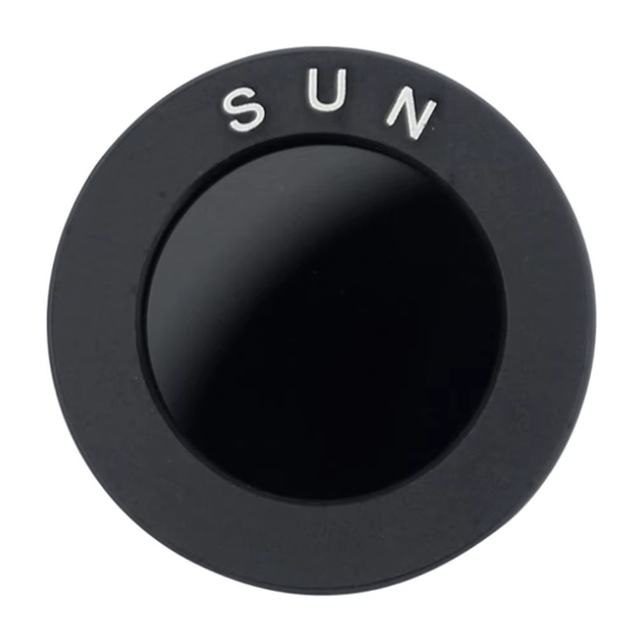 HEI Solar Filter Schwarz 1,25 Zoll für astronomische Teleskope mit M28x0,6 Gewinde aus optischem Glas - Bild 2