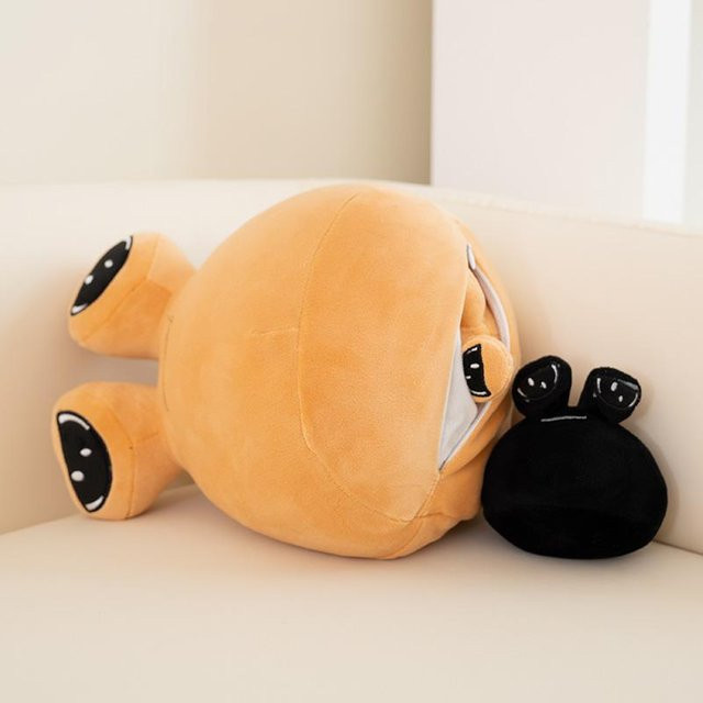 Yiran toy Pou Plüschtier, Alien Kuscheltier, Gelb - Bild 1