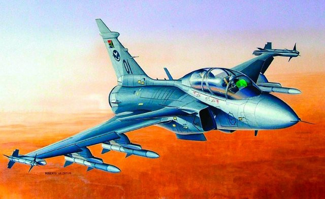 Italeri JAS 39 Gripen Twin Seater, Modellfahrzeug, 1:48, Blau - Bild 1
