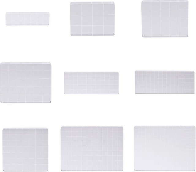 Transparente Acryl-Stempelblöcke in verschiedenen Größen für DIY Scrapbooking und Dekoration - Bild 1