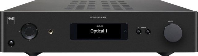 NAD C 658 Vorverstärker mit Streaming-DAC-Modul in Graphit mit Bluetooth, Wi-Fi und HDMI - Bild 1