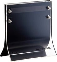 Messerblock 4Knives Halterung aus Kunststoff in Schwarz und Transparent - Bild 1