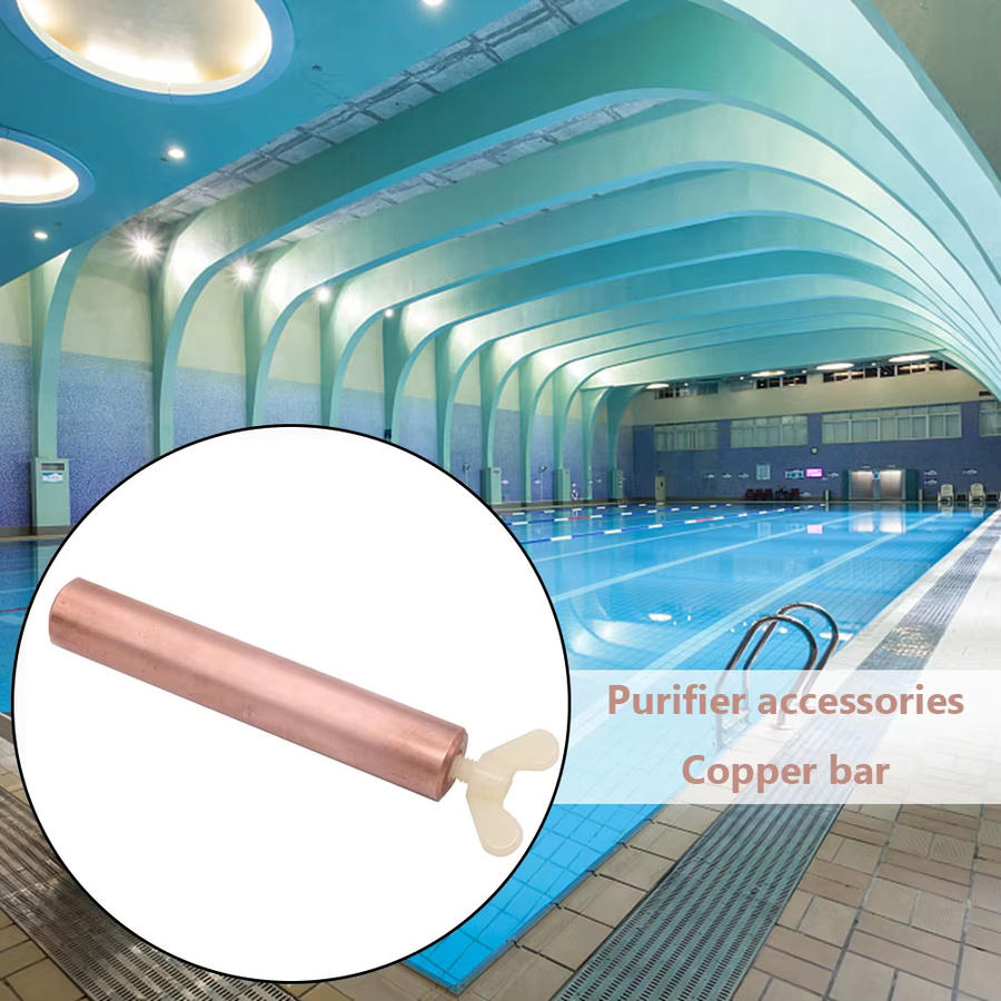 MOJOYCE Solar-Kupferanode Ersatzset für Schwimmbad-Ionisierer und Wasserreiniger in Gold - Bild 1