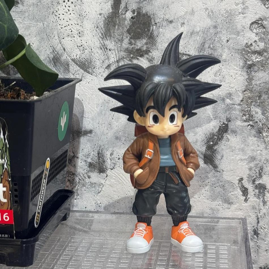 Fashnics Dragon Ball Son Goku Super Saiyan Q Version Figur, 15cm, PVC - Bild 3
