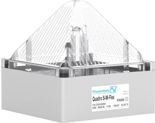 Pfannenberg Blitzleuchte QUADRO transparent aus Kunststoff - Bild 1