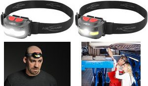 Ansmann HD250RS LED Stirnlampe akkubetrieben mit Bewegungssensor in Schwarz - Bild 3
