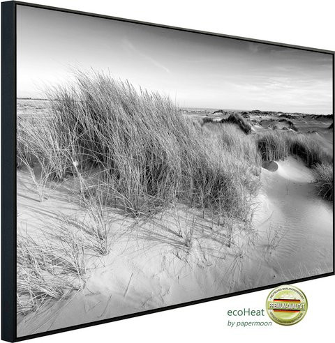 papermoon EcoHeat Infrarotheizung Landschaft Schwarz Weiss mit Matt-Effekt und App-Steuerung - Bild 1