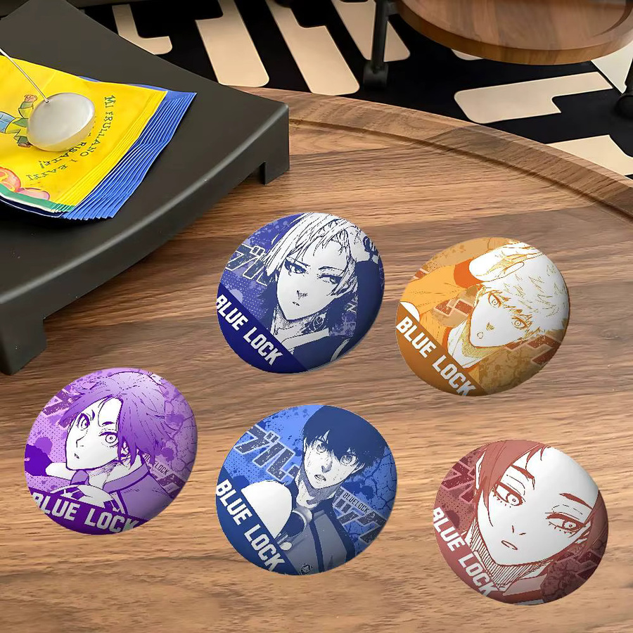 Brosche Anime B-Blues Locks Abzeichen, Metall - Bild 4
