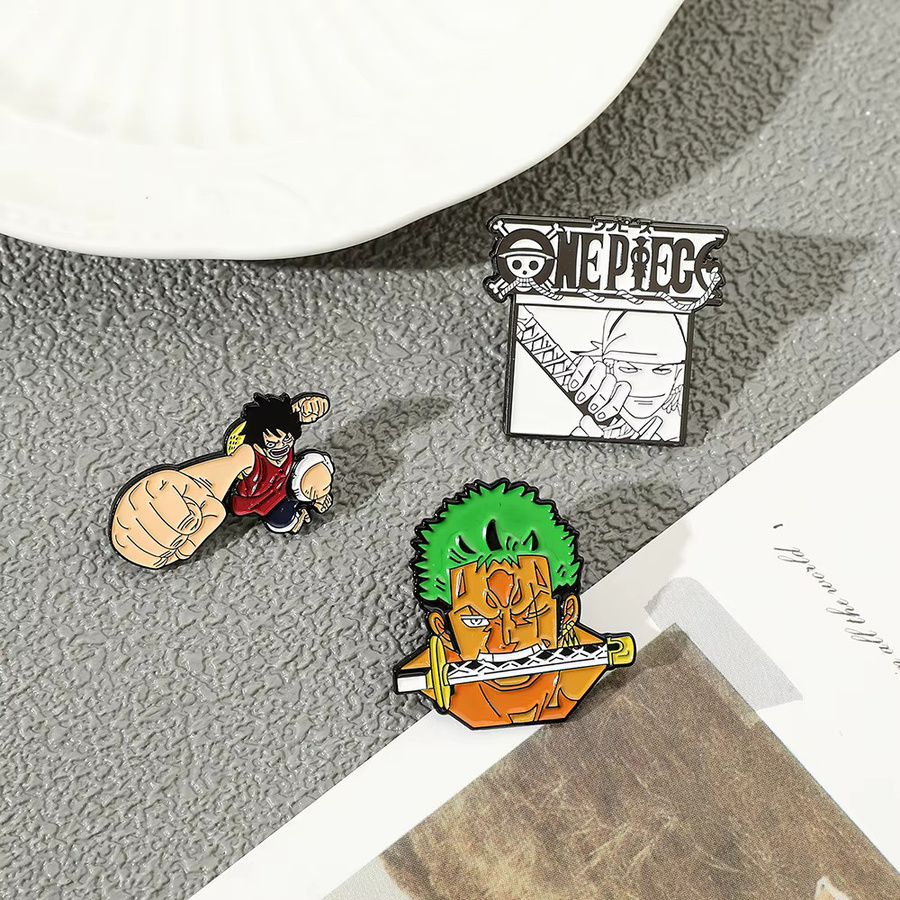 Bandai Anstecknadeln Anime Luffy, Emaille-Pins, Unisex - Bild 3