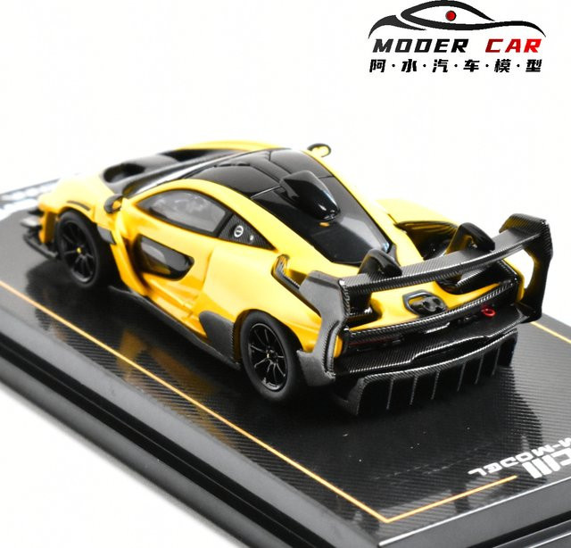 TSM MODEL Hobby SennaGTR Sammler-Druckguss-Modellauto, 1:64, Metall - Bild 1