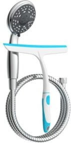 Schütte Handbrauseset mit Abzieher in Chrom mit Wasserstopp-Funktion und Massage- sowie Regenfunktion - Bild 1