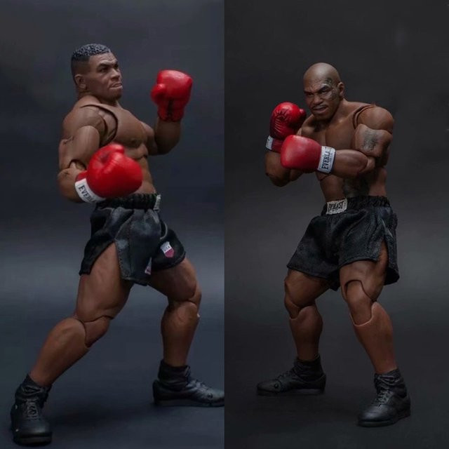 Bandai ST Mike Tyson Actionfigur The Final Round, Boxer Champion, 18 cm - Bild 1