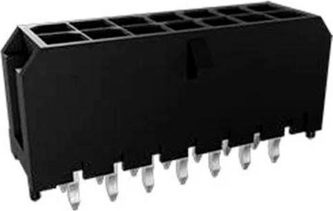 Amphenol Einbau-Stiftleiste Standard 10127721-221GLF in Schwarz - Bild 1