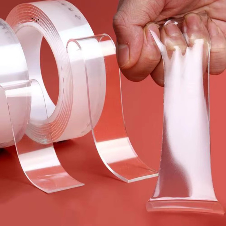 Transparentes, auslaufsicheres Klebeband als Schimmelschutz und Dichtungsstreifen für Waschbecken und Bad, selbstklebendes Nano-Klebeband - Bild 5