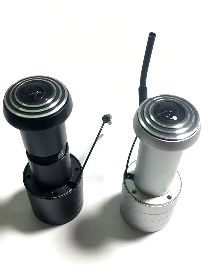 Tuya Mini 5G WLAN-Türspion in Schwarz mit 3MP-Kamera, Weitwinkel-Fischaugenobjektiv und Audio-Horn - Bild 4