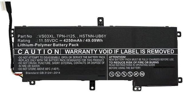 CoreParts MBXHP-BA0228 Notebook-Ersatzteil Akku in Schwarz - Bild 1