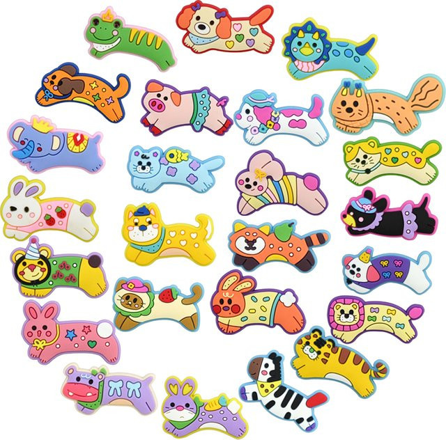 Lanxi League Schuh-Charms, Hot Dog, Tier-Schuhdekorationen, Unisex - Bild 1