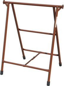müba Handwerkerbock lackiert in Braun, B: 80 cm, H: 90 cm, verstellbare Höhe: 52 cm bis 90 cm - Bild 1