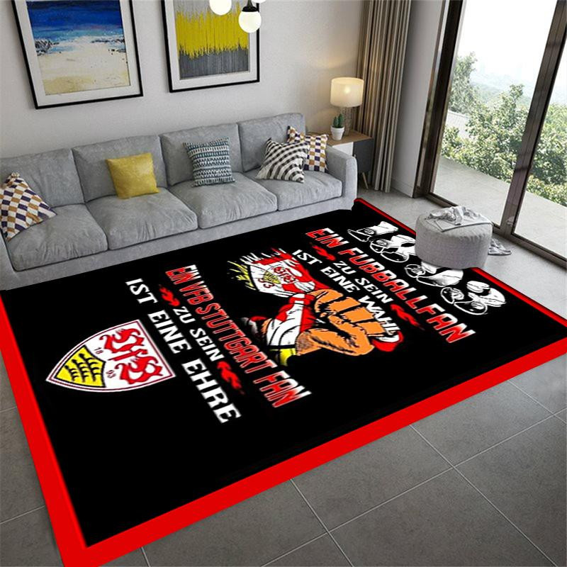 VfB Stuttgart Teppich On My Love Home, rutschfest und waschbar, bunt, B/T: 120 x 80 cm - Bild 4