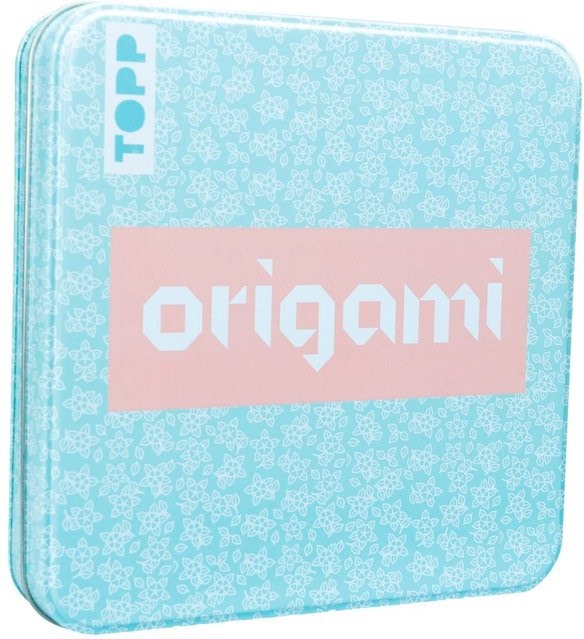 Topp Origami Faltblätter Floral mit Designdose in Multicolor - Bild 1