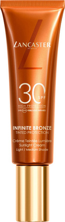Lancaster Infinite Bronze Sunlight Creme, LSF 30, Gesicht
