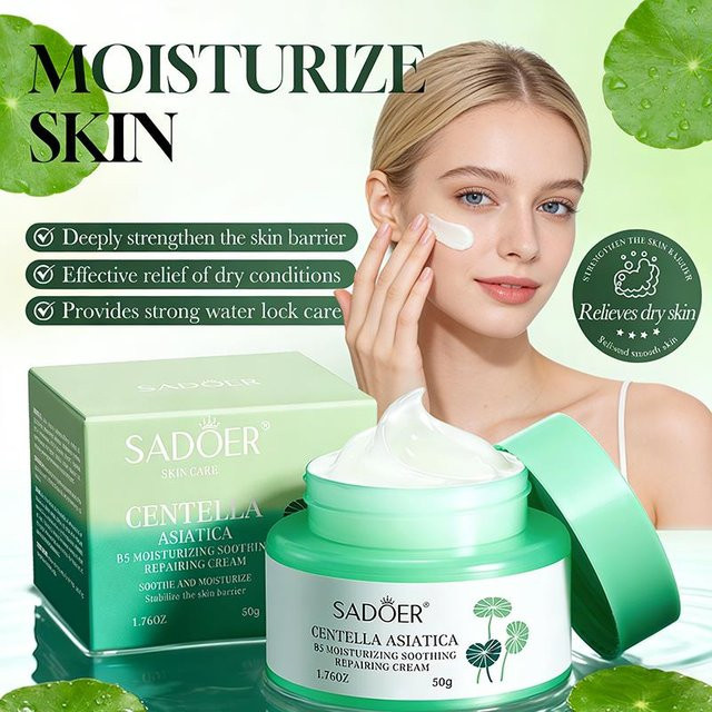 SADOER Centella Asiatica B5 Gesichtscreme, Panthenol, Unisex - Bild 1