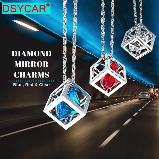 DSYCAR Auto Anhänger Kristalle Cube, Unisex - Bild 1