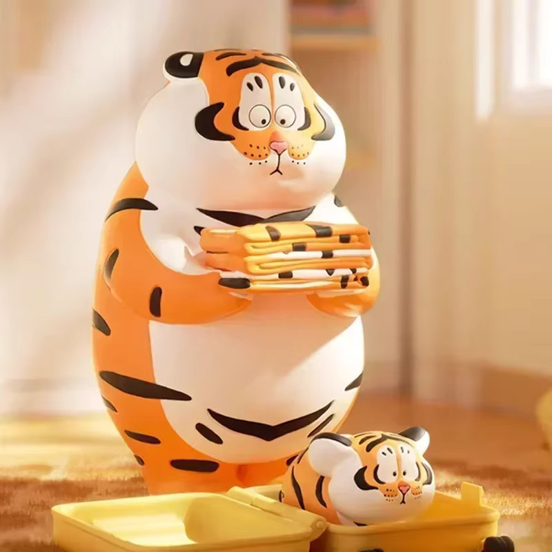 Funism I Am Not A Fat Tiger Father Is Kind To Son Series Blind Box Kawaii Anime Action Figure Mystery Box - Bild 1