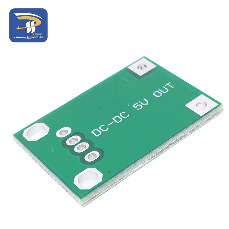 Mini DC-DC Step Up Boost Converter Modul 1-5V zu 5V für Arduino, 600mA, Grün - Bild 2