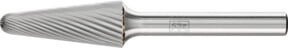 PFERD Hartmetall Frässtift Rundkegel KEL universal mittel, Durchmesser: 12 mm, Länge: 30 mm, Schaft-Durchmesser: 6 mm, Farbe: Silber - Bild 1