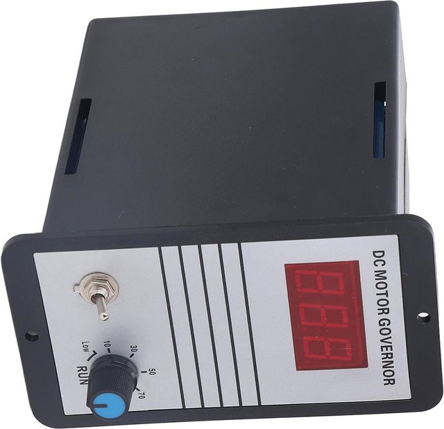 Koogeelife Digitaler Motordrehzahlregler 4000 W DC-Gebürsteter PWM-Controller in Schwarz - Bild 1