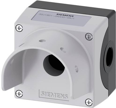 Siemens Gehäuse 3SU1851-0AA00-0AJ1 aus Metall in Grau - Bild 1