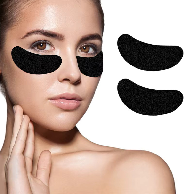 XINYILEJIA Wimpernverlängerung Augengel Pads, 150 Paar, Schwarz, Matt - Bild 2