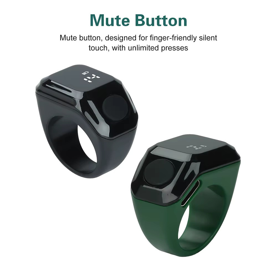 Aideepen Digitaler Ringzähler, Muslimischer Zikr-Ring, Unisex - Bild 4