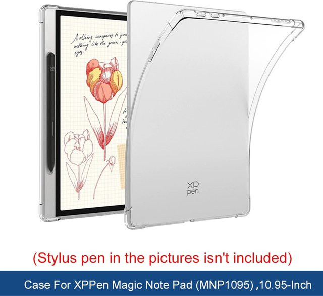 XPPen Magic Note Pad 10.95 Hülle, transparente TPU-Schutzhülle mit 4 stoßfesten Airbags, 10,95 Zoll - Bild 1