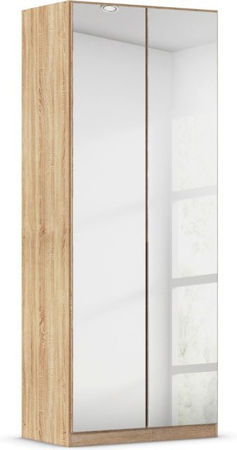 RAUCH Drehtürenschrank Alabama mit Spiegel in Eiche Sonoma, B/T/H: 91 x 54 x 229 cm - Bild 1